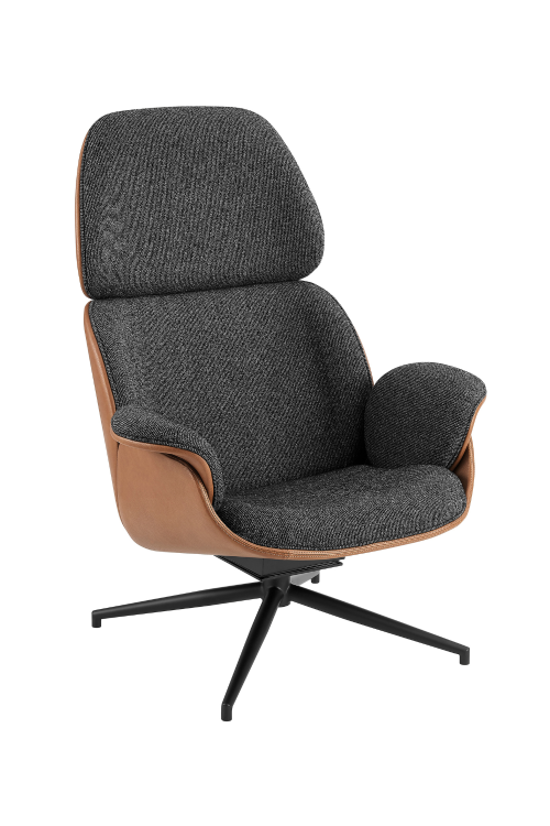 Lennart Swivel Lounge Chair by Euro Style 30346