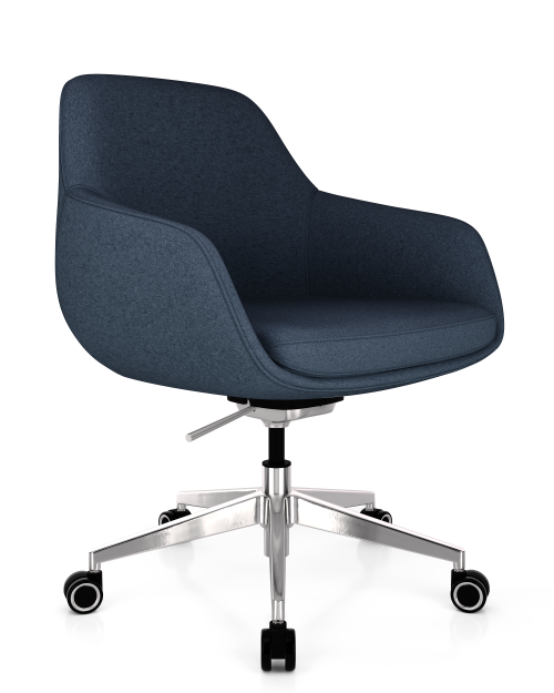 Grace Conference Swivel/tilt 5-Star Base-Leg Chair by Woodstock