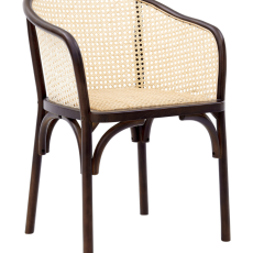 Elsy Armchair with Natural Rattan Seat - Product Photo 2